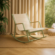 Balcony Outdoor Rocking Green Chair By Stories