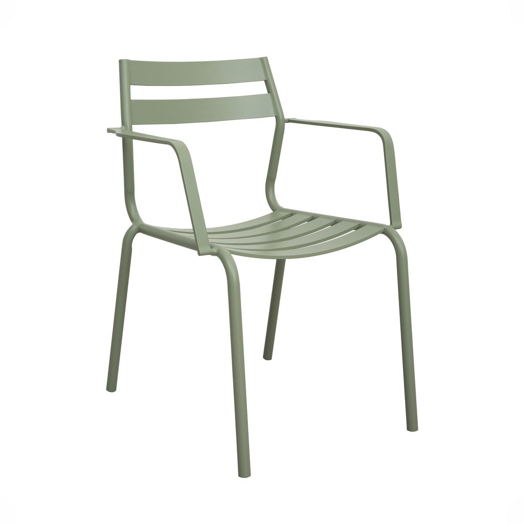 Bay Outdoor LG Green Arm Chair By Stories