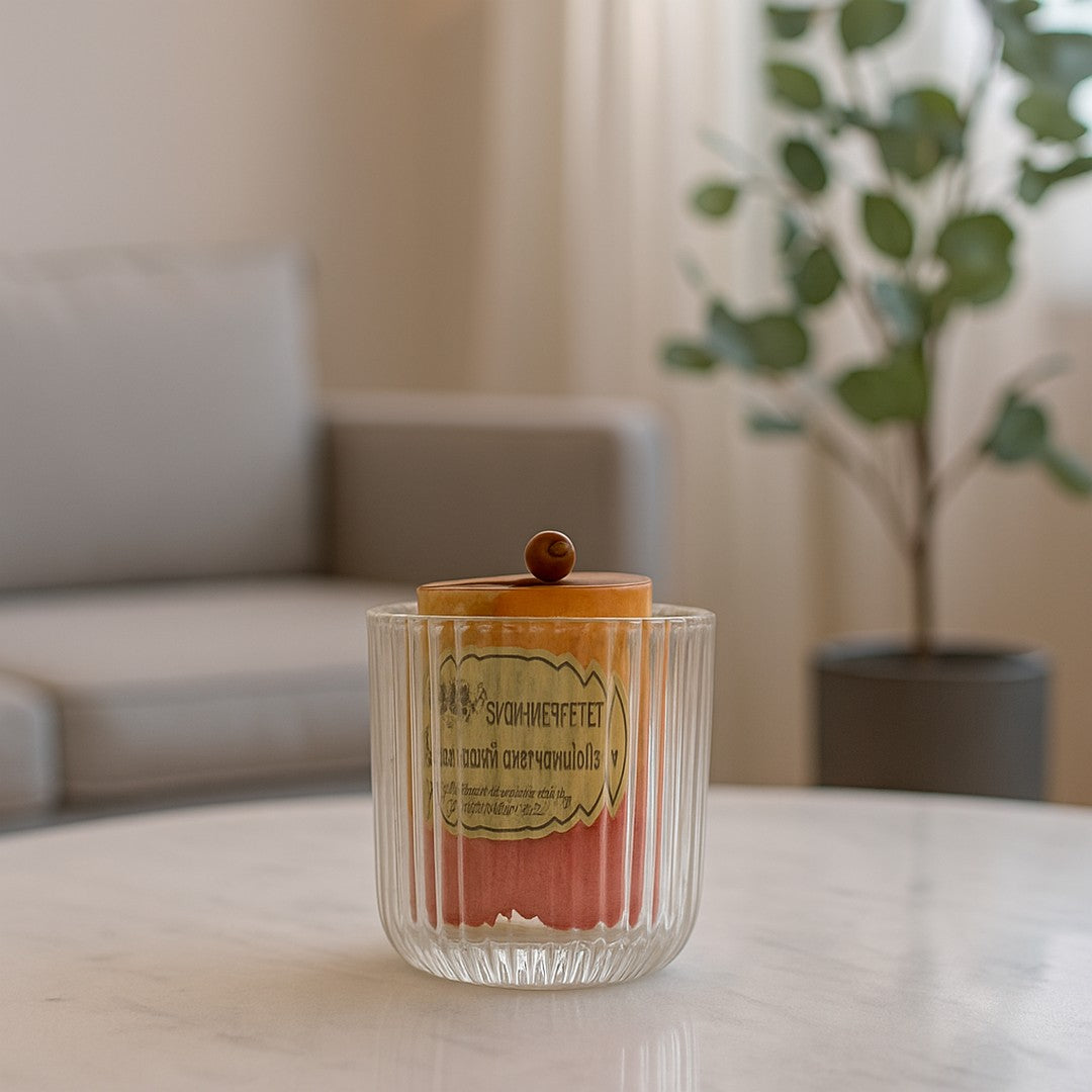 Glass Candle Holder By Stories