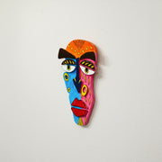 Wooden Mask Painted By Stories