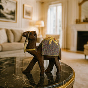 Wooden Camel W/Multi Color Beads W/Flower Work By Stories