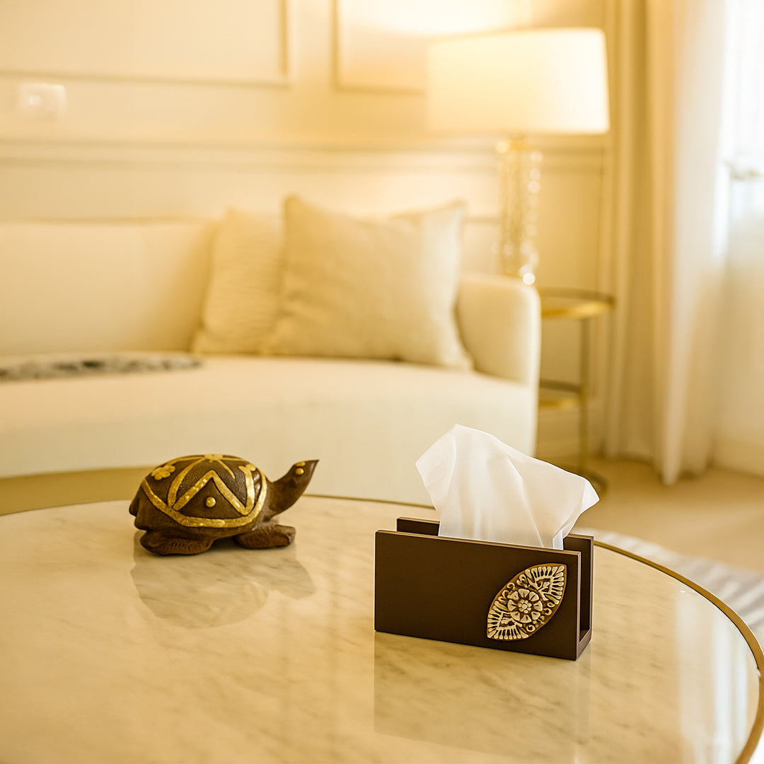 Napkin Stand With Leaf By Stories