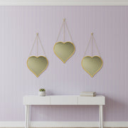 Heart Shaped Mirror Set of 3 By Stories