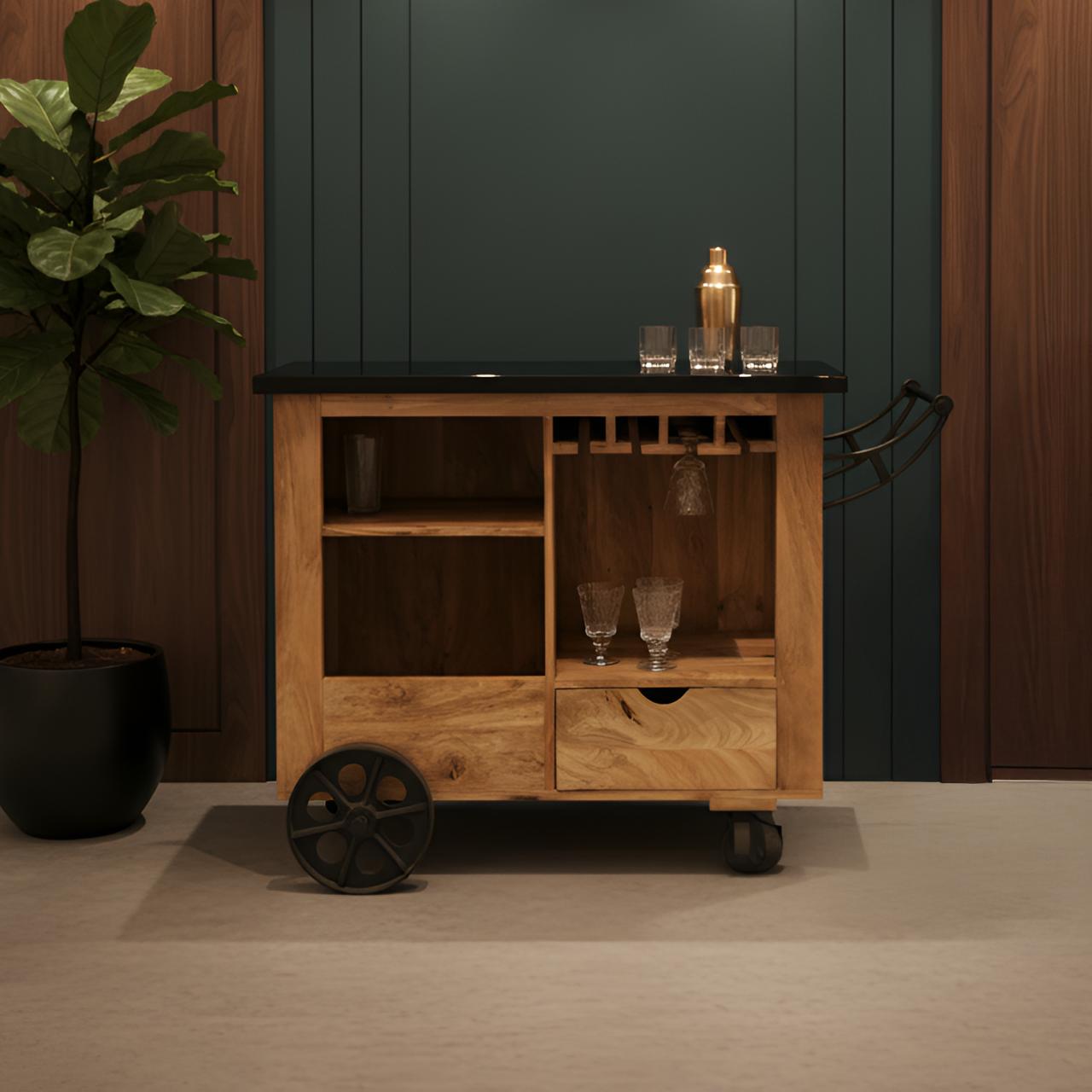 Bar Trolly Cabinet By Stories