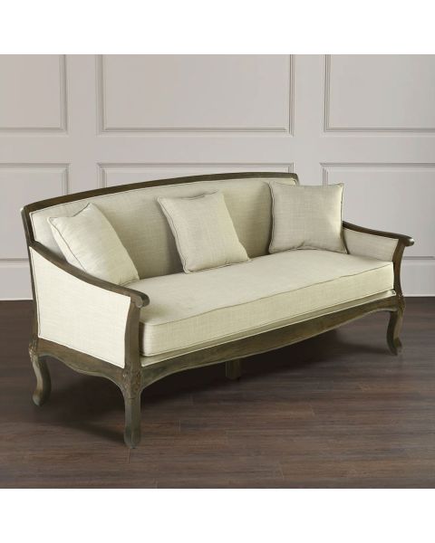 Cream Fabric 3 Seater Sofa