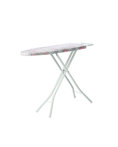 Grey and White Foldable Ironing board