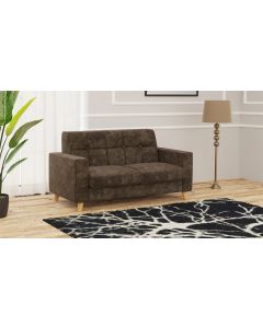Joyo 2 Seater Fabric sofa In Coffee By Stories