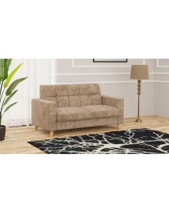 Joyo 2 Seater Fabric sofa In Beige By Stories
