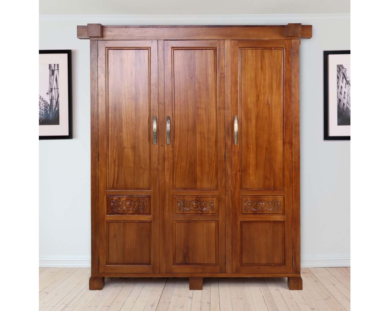 Antique discount wooden wardrobe