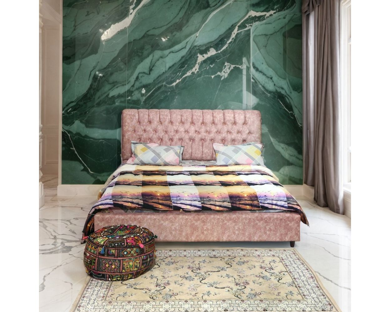 Buy Romeo Designer King Size Bed By Stories