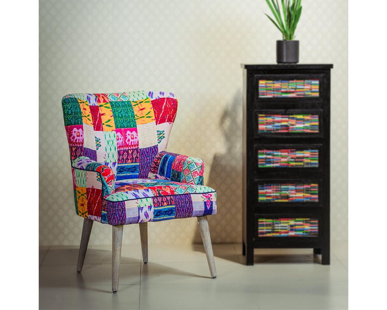 Ethnic chairs online deals