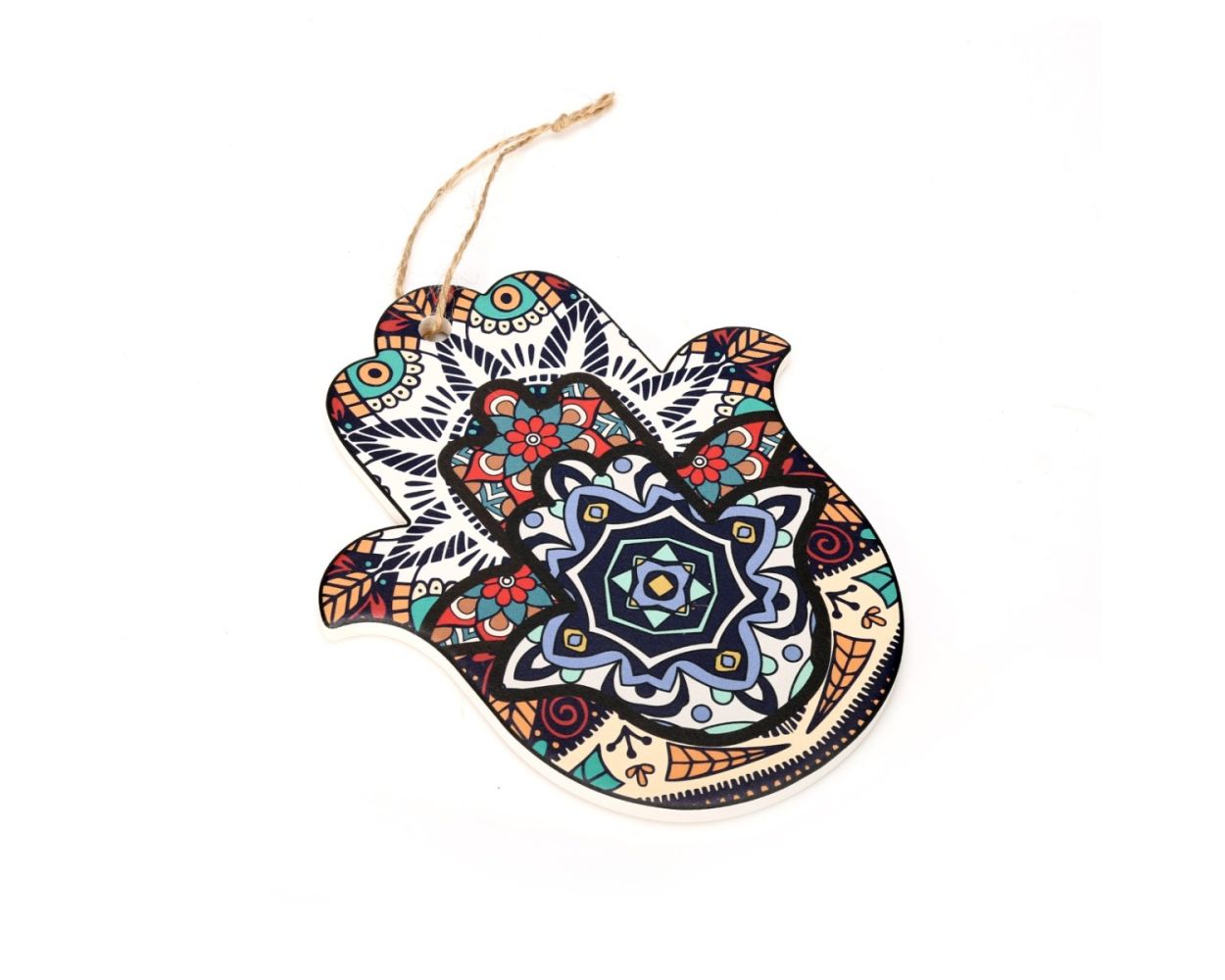 Buy Hamsa Hand Shaped Coaster Set By Stories