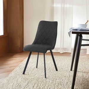 Black Armless Dining Chair 