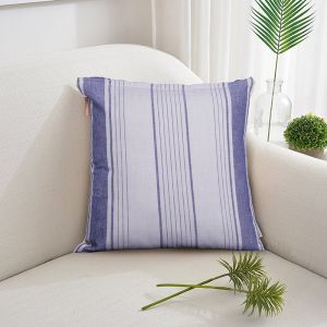 Beige  Blue Cushion  Cover 40 X 40cm by Stories