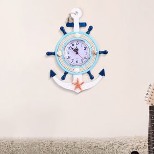 Marine Clock In Wooden Finish By Stories