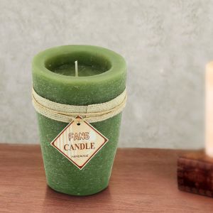 Fans Candle In Green Color By Stories