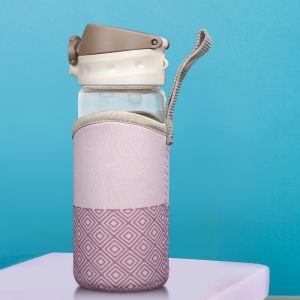 Fashion Vacuum Glass Bottle With Fabric Cover 400Ml By Stories 