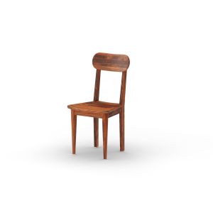 Retro Wooden Armless Dining Chair By Stories