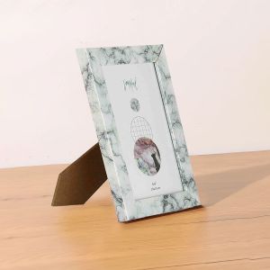 Marble Textured Photo Frame By Stories