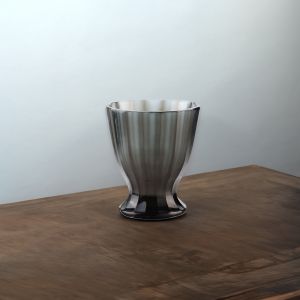 Black Glass vase Small 5.75x6.75 By Stories