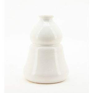 White Ceramic Pot 29cm X 21cm By Stories