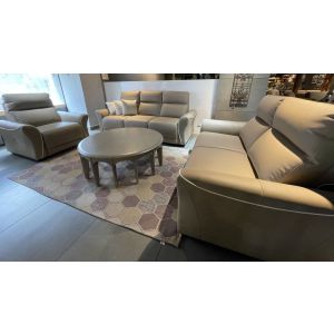 Butani Leather Sofa Set By Stories