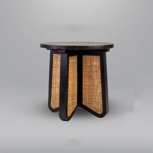 Griffen Side Table | Rustic Modern Design, Durable Wood Finish, Compact & Functional by Stories