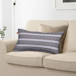 White & Grey Pillow Cover 50x30 cms By Stories