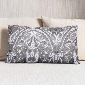 Grey & White Pillow 50x30 cms by Stories