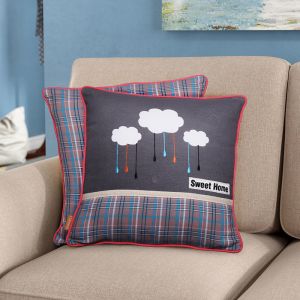 Grey Pillow Cover 50x50 cms by Stories