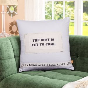 White 40x40 cms Pillow Cover by Stories