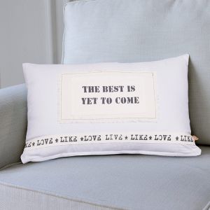 White 50x30 cms Pillow by Stories