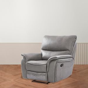 Faith 1 Seater Leatherette Manual Recliner Sofa By Stories