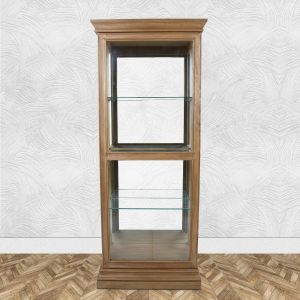 Elan Display Cabinet With Natural Wood Finish Finish By Stories
