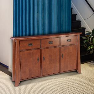 NILE CHEST WITH 3 DRAW in WALNUT FINISH by stories