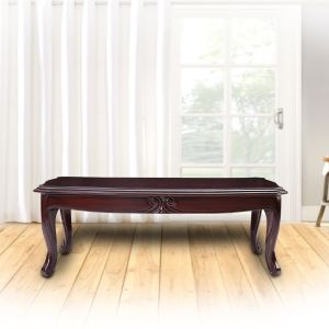 Cobra Coffee Table With Mahogany Wood Finish By Stories