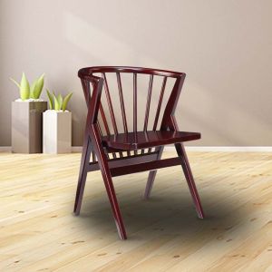Keny Arm Chair With Wooden Seat By Stories
