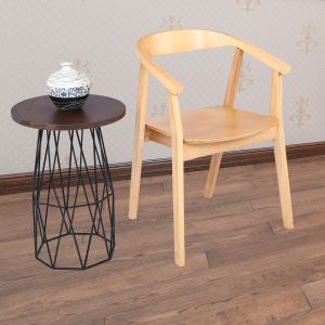 Greta  Wooden Arm Chair By Stories