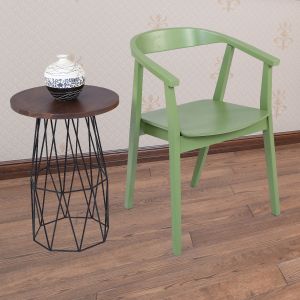 Greta  Arm Chair In Green Color By Stories 