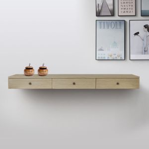 Elan Hanging Console With Natural Wood Finish By Stories