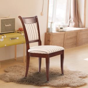 ILEAD ARMLESS DINING CHAIR IN WALNUT FINISH BY STORIES