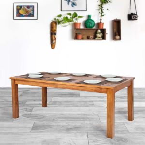 Sulung Dining Table 8S  Teak Finish Finish  By Stories 
