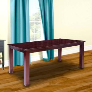 RESTO DINING TABLE 130 x 80 in MAHOGANY FINISH BY STORIES
