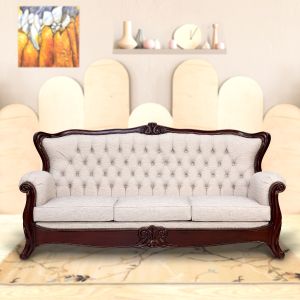 Cobra 3 Seater Wooden Sofa By Stories