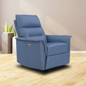 NARCISSUS RECLINER SOFA 1 SEATER IN PURE LEATHER BY STORIES