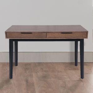 Malton Study Table In Black and Cocoa Brown By Stories 