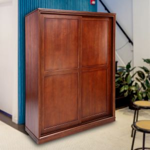 RIXOS WARDROBE 2 DOOR in MAHOGANY finish by stories