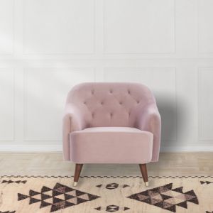 Greenwood 1 Seater Velvet Fabric Sofa By Stories