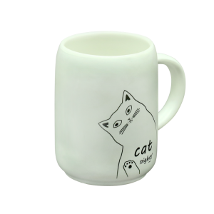 White Milk Cup With Lid By Stories  
