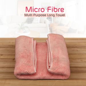Micro Fibre Multi Purpose Long Towel Pink By Stories  